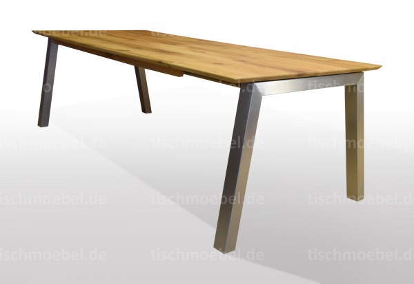 Esszimmertisch Wildeiche massiv ausziehbar 