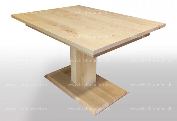Breite 90cm - konfigurierbar - Massivholz Tisch ausziehbar Birke - Länge wählbar