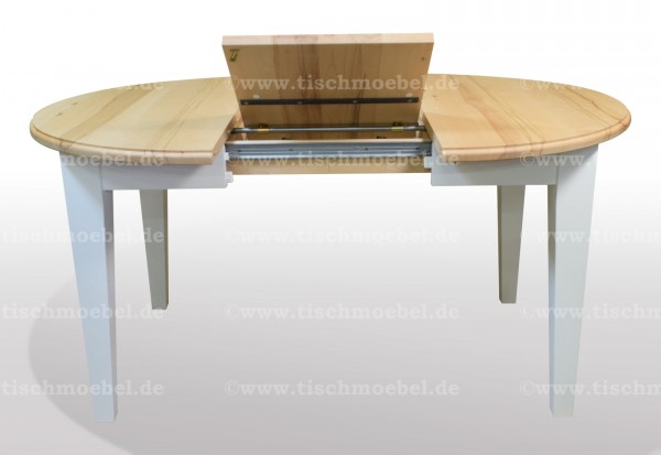 Ausziehtisch Kernbuche rund 