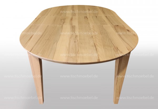Esszimmertisch oval Kernbuche massiv