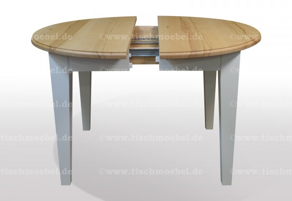runder esszimmertisch kernbuche ausziehbar