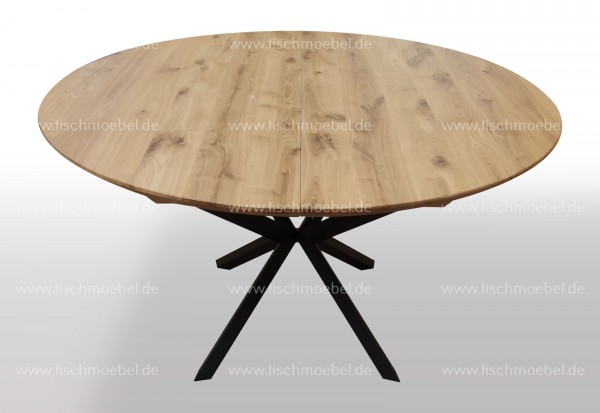 Tisch rund Durchmesser 100cm auf Spider II Tischuntergestell