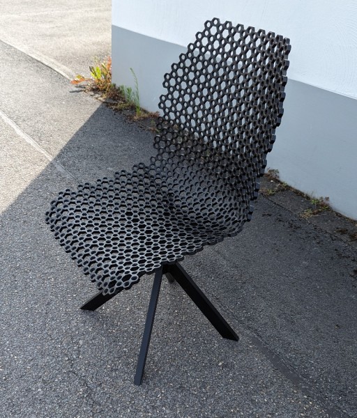 Stuhl M10 massiv Stahl Designer Stuhl