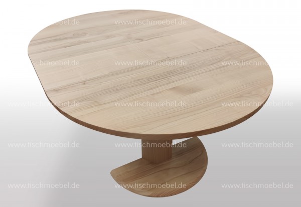 Tisch rund Kirschbaum europäisch ausziehbar 150cm Durchmesser