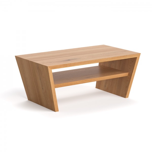 Moderner Couchtisch aus Massivholz
