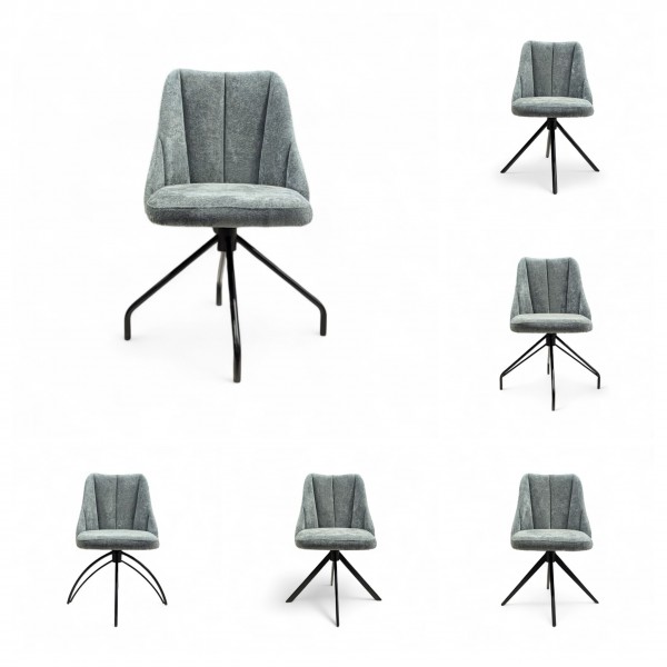 Moderner konfigurierbarer Drehstuhl - Linea Alana VI