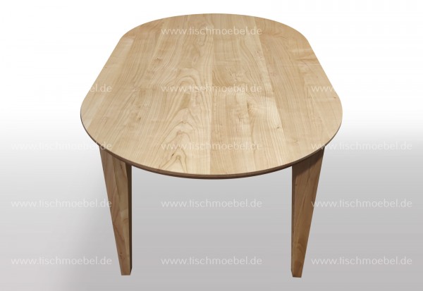 Esszimmertisch oval Kirsche europäisch 210 x 100
