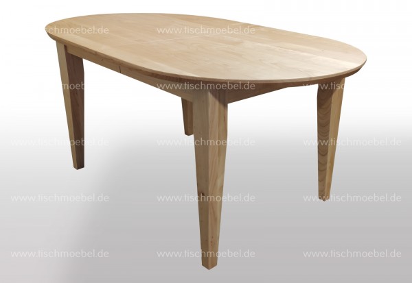 Massivholz Tisch oval 210x100cm Kirschbaum europäisch