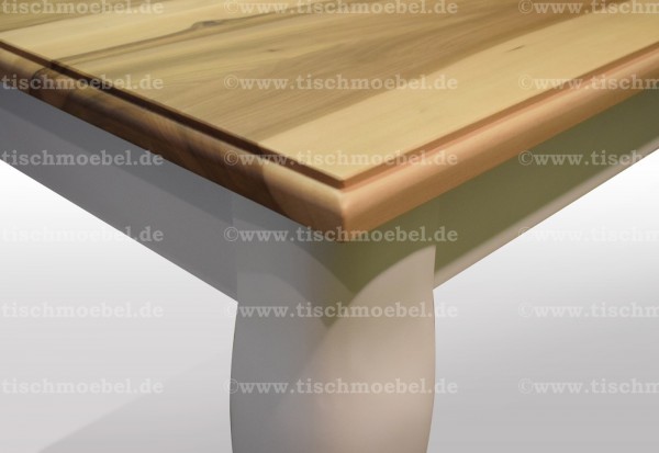 Esstisch satin Nussbaum nach maß ausziehbar und massiv