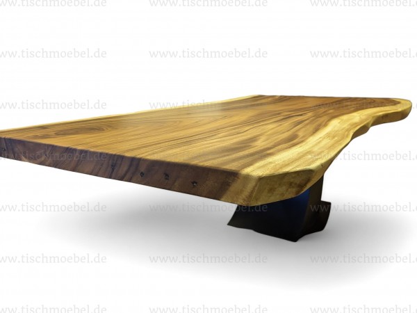 Baumstammplatte 300cm Suar Hartholz - 6cm Stark