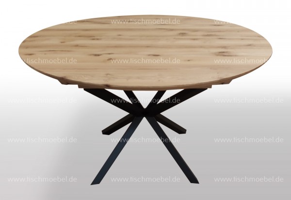 Esstisch rund auf Spider II Tischuntergestell 100cm