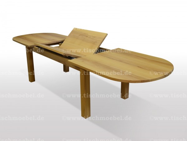 ausziehtisch ovak kernbuche massiv