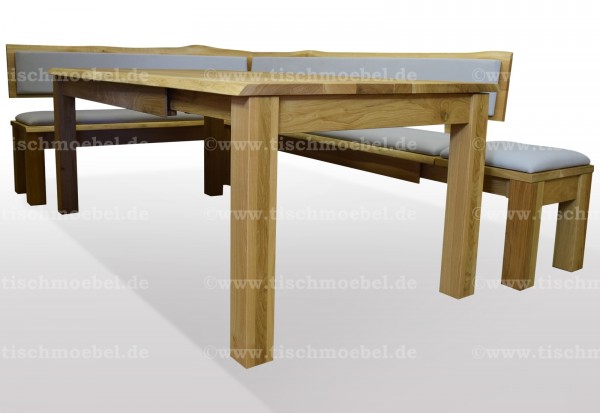 essecke wildeiche ausziehbar 150 x 210 massiv