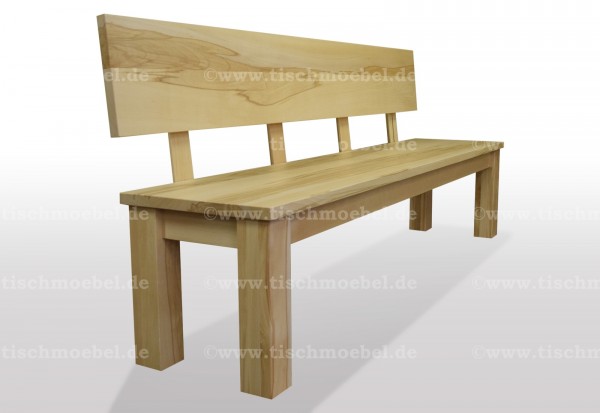 holzbank kernbuche massiv beine eingerueckt