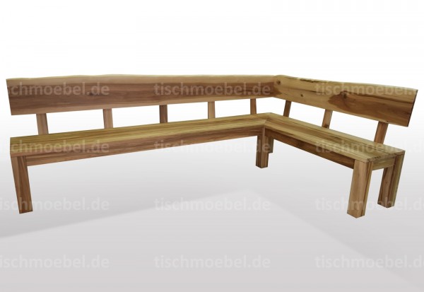 eckbank amberbaum massiv