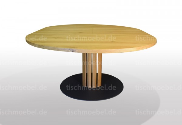 esstisch rund eiche massiv ausziehbar