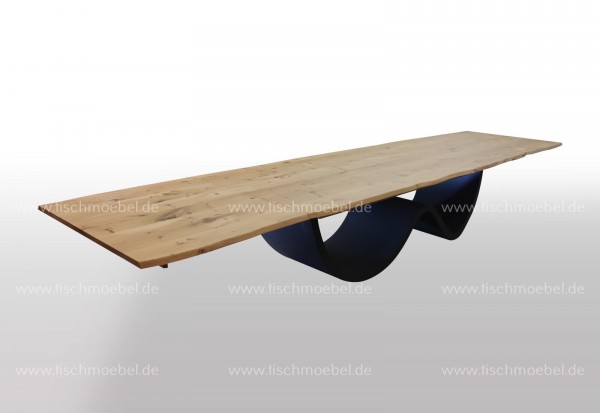 Esstisch Wave Gestell ausziehbar Eiche 220x90cm