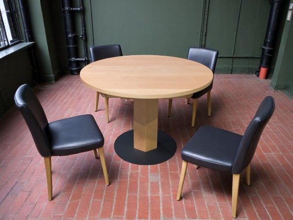 runder Küchentisch buche ausziehbar 100cm Durschmesser