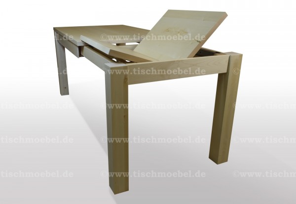 Esstisch Ahorn massiv ausziehbar1