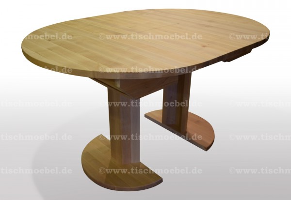 runder tisch ausziehbar erle massiv