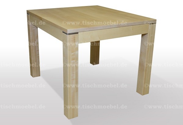 Küchentisch Ahorn massiv ausziehbar Kopfauszug 110 x 80