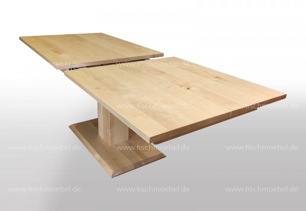 Tisch aus Birke ausziehbar, individuell konfigurierbar, nachhaltig und handgefertigt