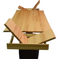 Kopfauszug-beidseitig-Maserung-fortlaufend-langst-bis-300cm-Gesamtlange-ohne-Aufpreis