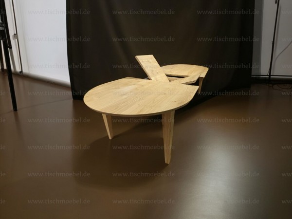 Küchentisch 200x90cm oval ausziehbar Eiche