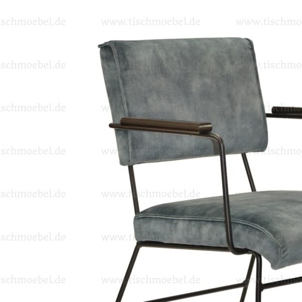 Stuhl Missouri mit Armlehne - industrail Look - Loft Style - Detailansicht