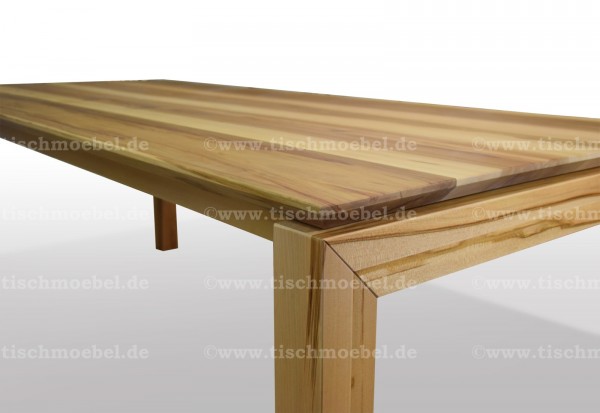 designer esszimmertisch nach mass amberbaum massiv ausziehbar