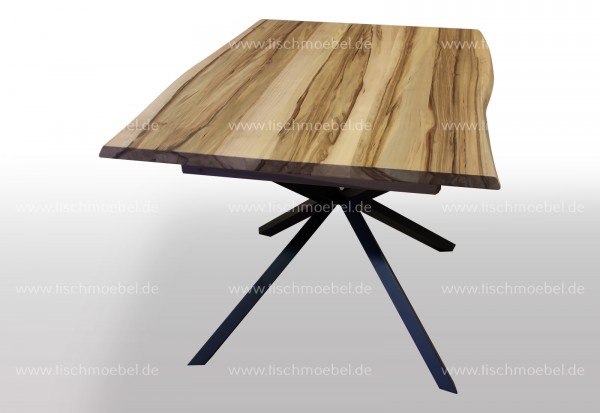 Designer Tisch Amberbaum 280 x 100cm auf Spider Tischgestell