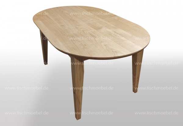 Holztisch oval Kirschbaum europäisch 210 x 100