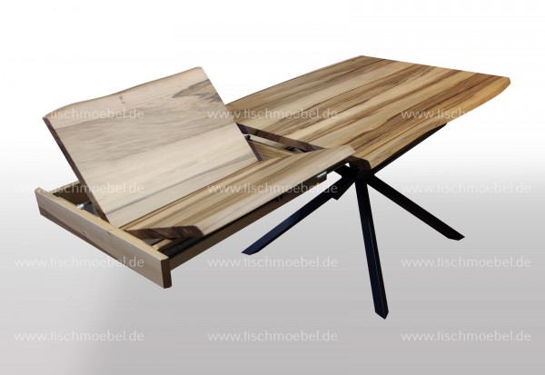 Designer Tisch Amberbaum 280 x 80cm auf Spider Tischgestell