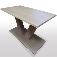 V-Untergestell-auf-Holzplatte-Fussplatte-Rechteck-oder-Baumkante