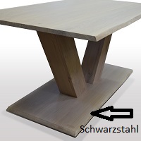 V-untergestell-auf-schwarzstahl