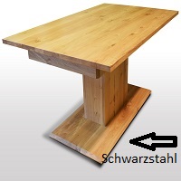 eine-Saule-auf-Schwarzstahl