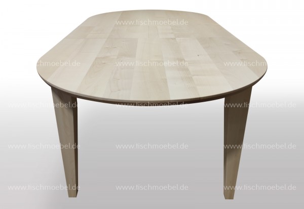 Esszimmertisch nach Maß Amberbaum oval 180x80cm