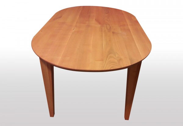ovale Tische aus Kirschbaum 170x100 amerikanisch ausziehbar massiv