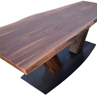 V-Untergestell-auf-Schwarzstahlplatte-Fussplatte-als-Rechteck-oder-in-Bootsform-wahlbar